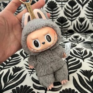 Authentic Pop Mart Labubu Macaron (Sesame Bean)